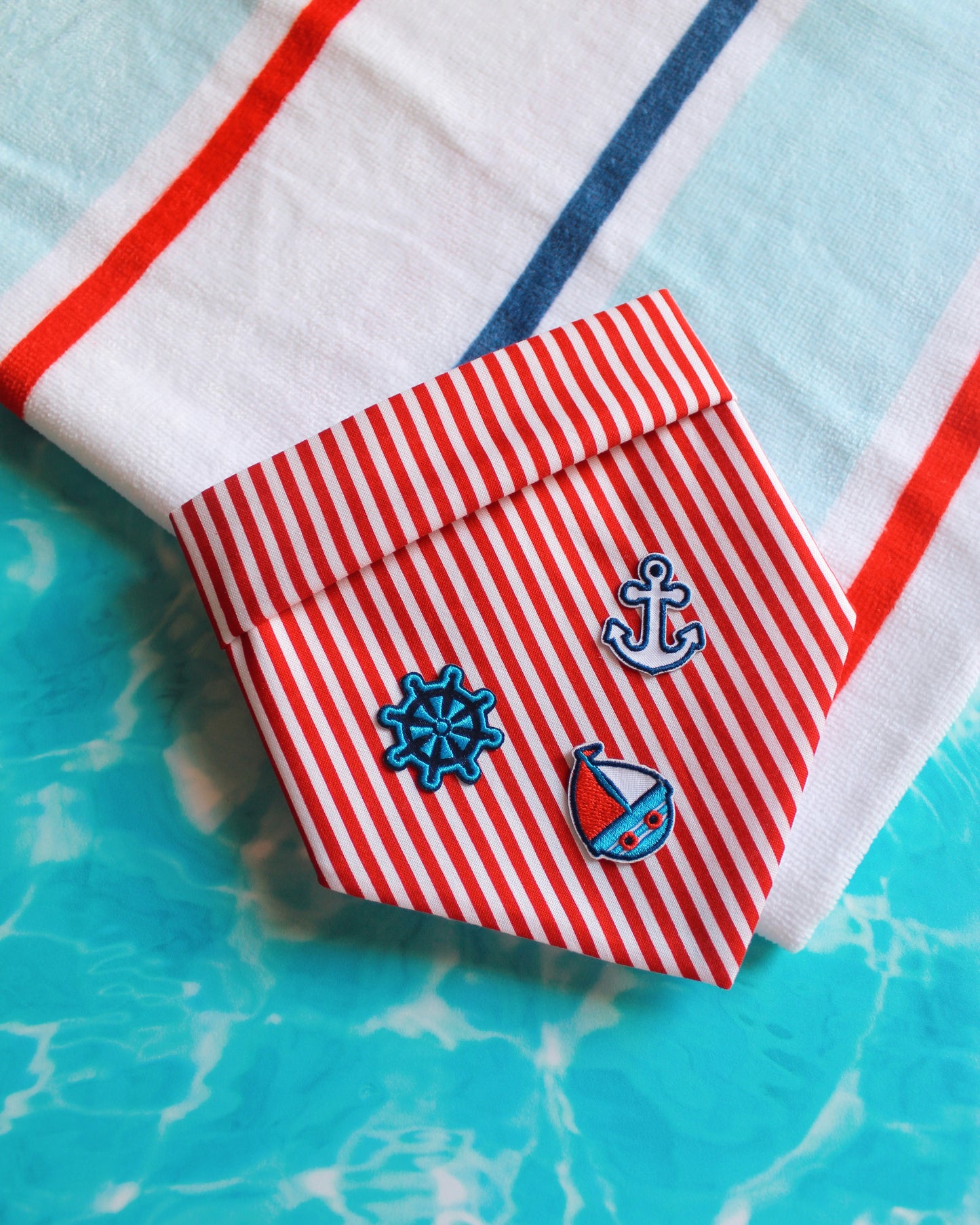 NAUTICAL - RED BANDANA