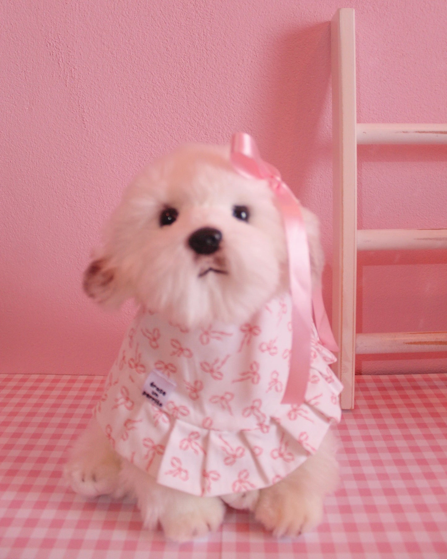PINK BOWS BANDANA