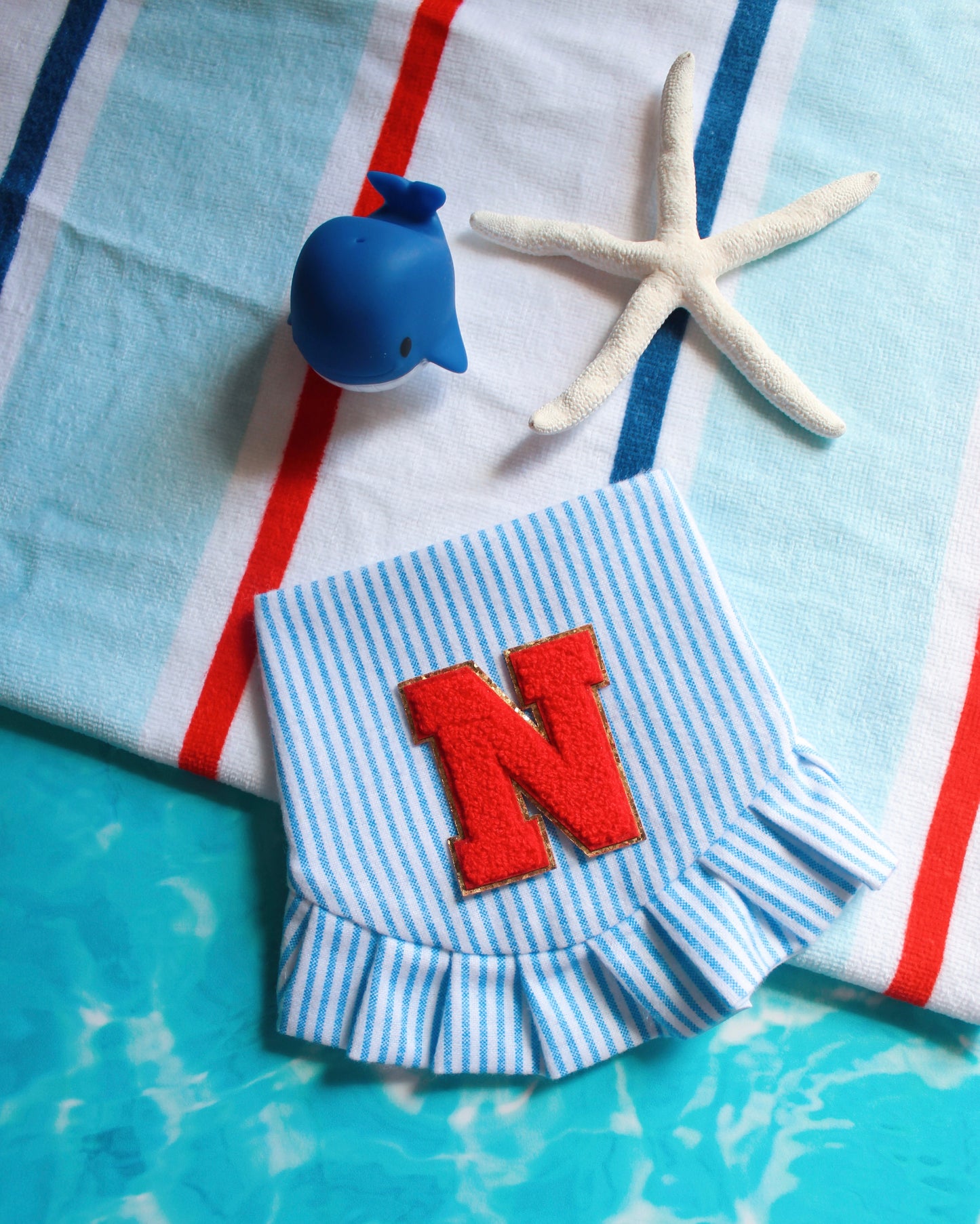 RED AND BLUE BANDANA