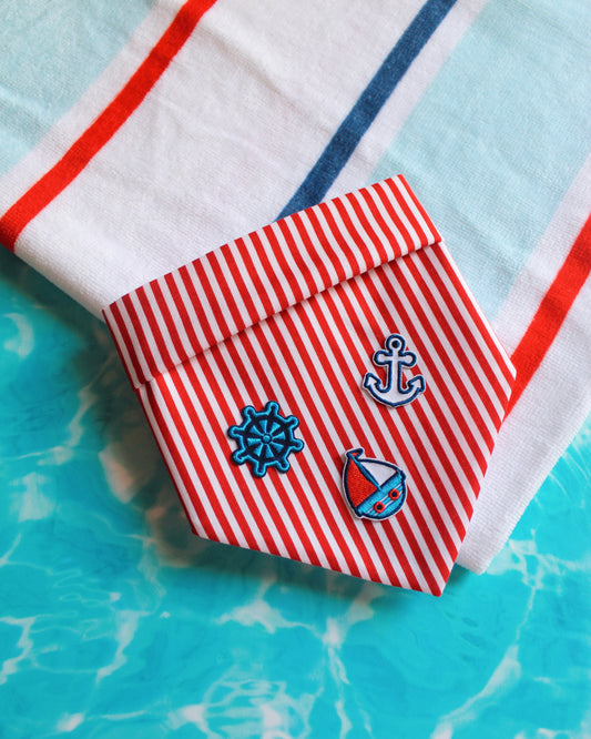 NAUTICAL - RED BANDANA