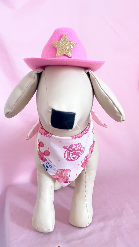 PINK WESTERN BANDANA